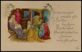 Christmas Postcard Postmarked December 20, 1923