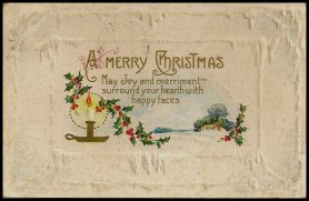 Christmas Postcard Postmarked December 20, 1919