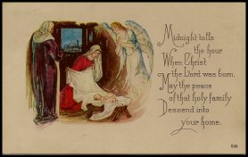 Christmas Postcard Postmarked December 20, 1923