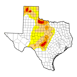Texas Drought Monitor Map - May 15, 2015